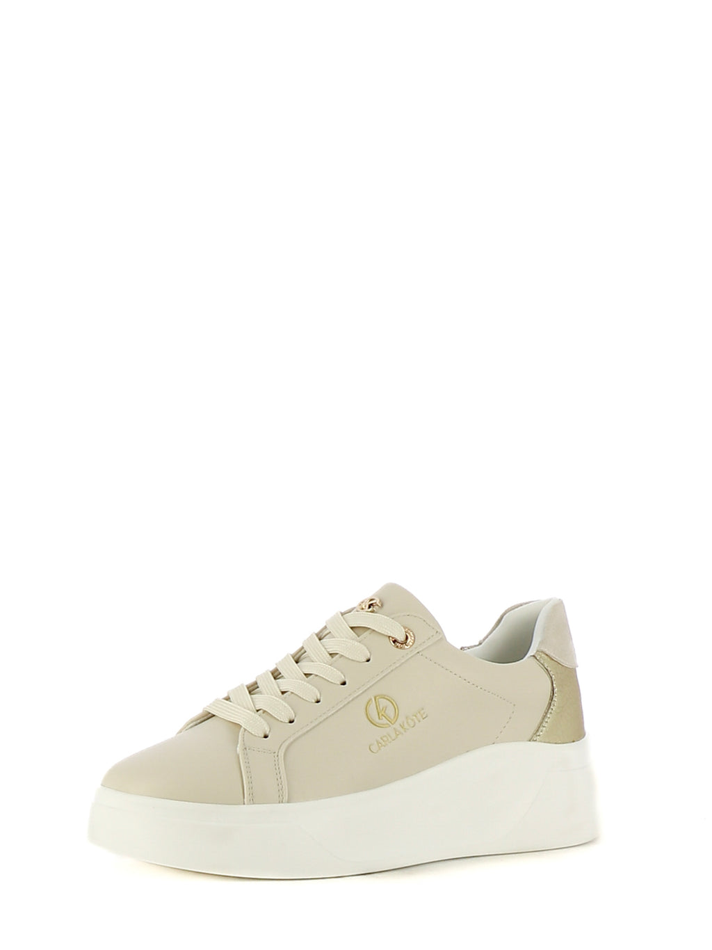 Sneakers stringate donna CARLA KOTE X34-9K beige chiaro