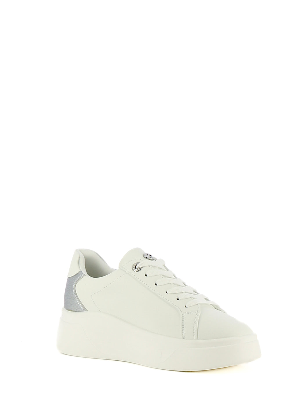 Sneakers stringate donna CARLA KOTE X34-9K bianco argento