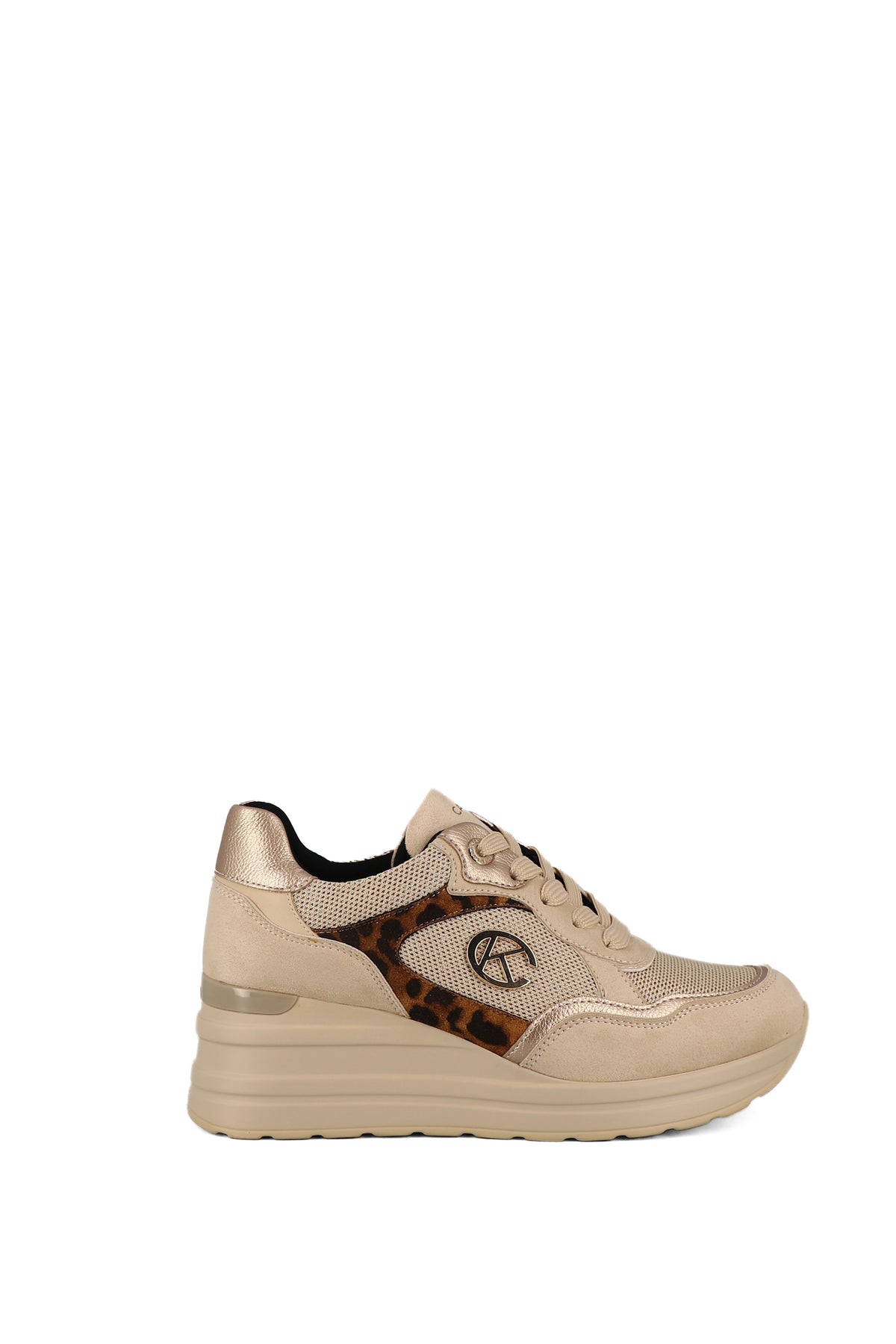 Sneakers stringate donna CARLA KOTE B272K beige chiaro | Carla Kote